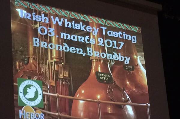 Whiskeysmagning, øl-smagning og foredrag om Irland